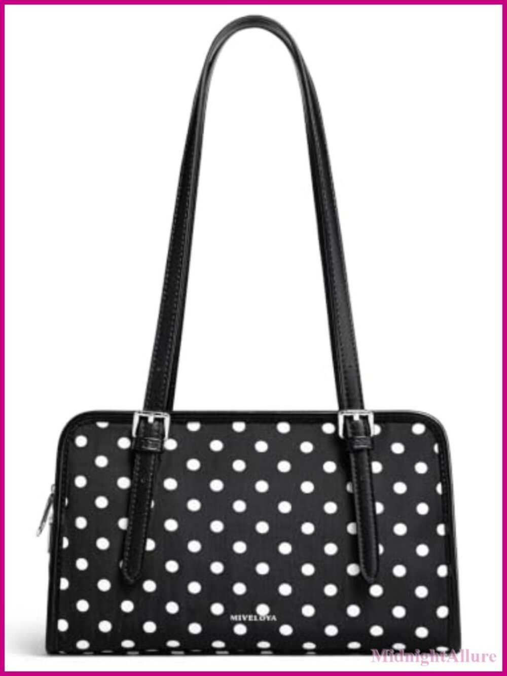Nylon Bowler Handbag Lightweight Shoulder Bag Small Tote Purse Anti-Theft